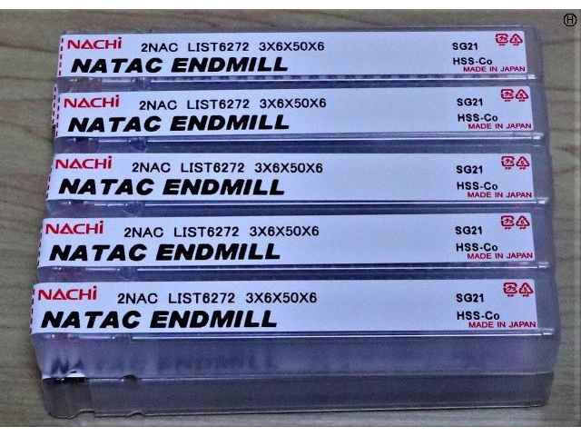 不二越 Nachi 2NAC 3S2 L6272 10個 未使用 エンドミル の画像 2枚目