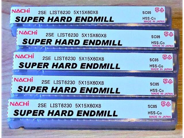 不二越 Nachi 2SE 5S2 L6230 5個 未使用 エンドミル の画像 3枚目