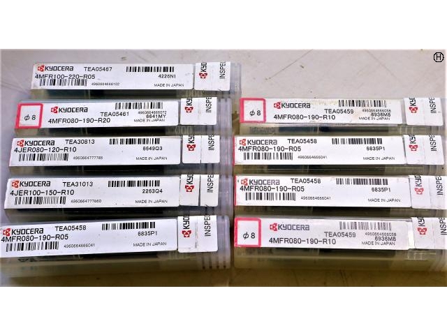 京セラ 4MFR 4JER 8 10 9個 未使用 エンドミル の画像 2枚目