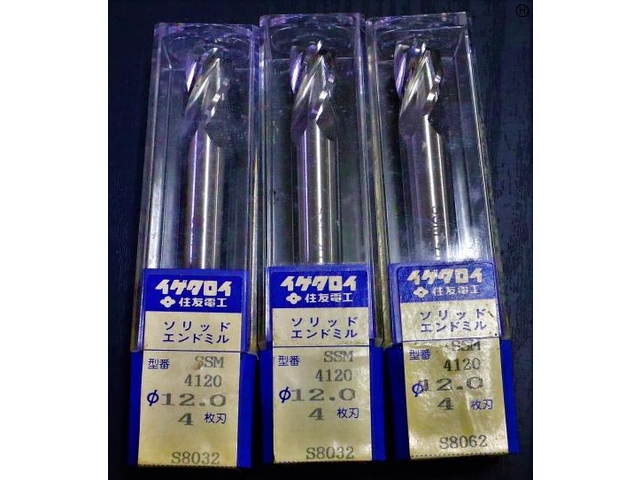 住友電工 SSM 4120 12.0 3個 未使用 End Mill Image 2