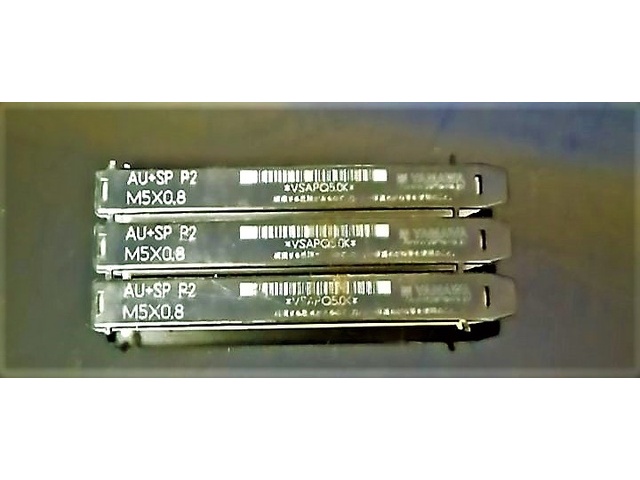 彌満和製作所 YAMAWA M5×0.8 3個 未使用 エンドミル の画像 1枚目