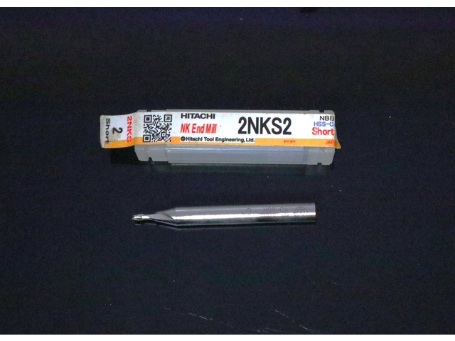 日立ツール 2NKS 2 未使用 エンドミル の画像 1枚目