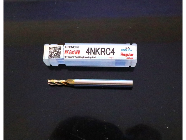 日立ツール 4NKRC 4 未使用 エンドミル の画像 1枚目