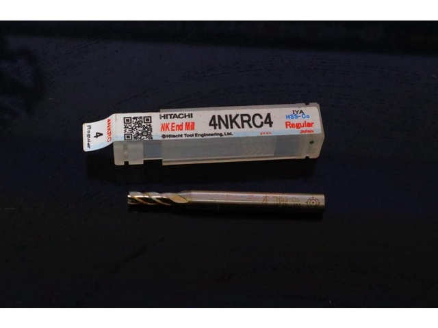 日立ツール 4NKRC 4 未使用 エンドミル の画像 1枚目
