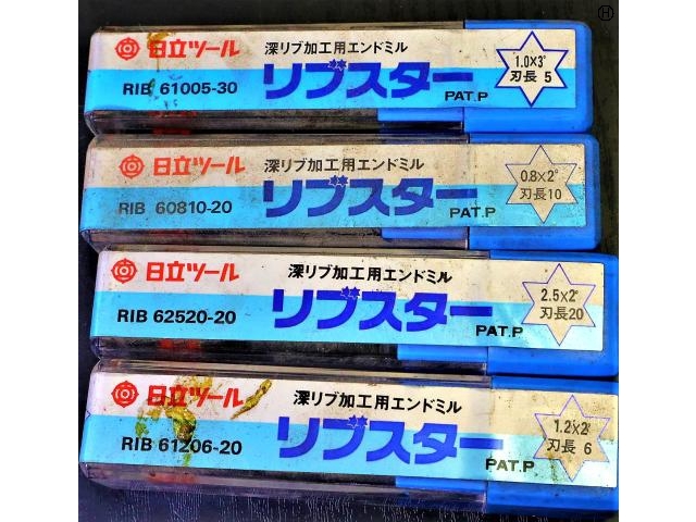 日立ツール 一山 4個 未使用 エンドミル の画像 2枚目