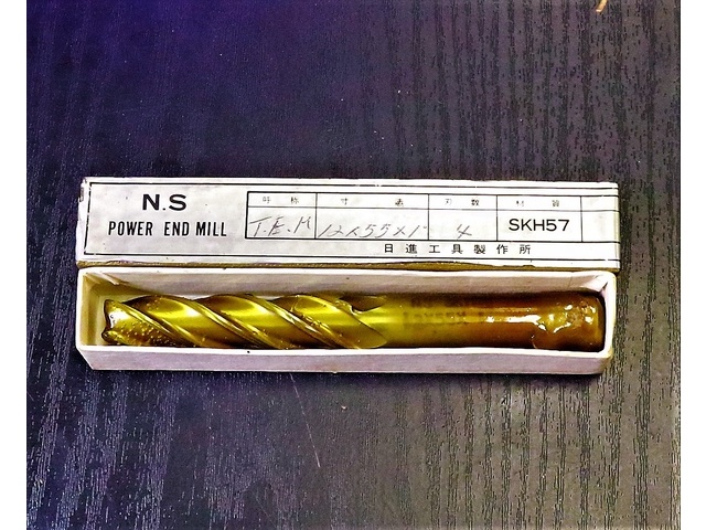 日進工具 NS 12×55×1° 未使用 エンドミル の画像 1枚目