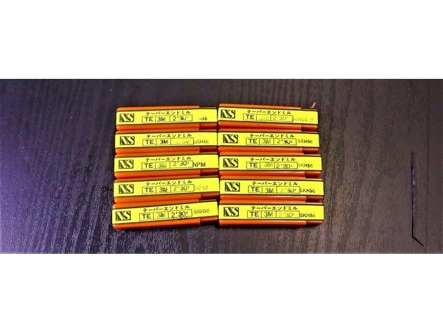 日進工具 NS 3M2°30 10個 未使用 エンドミル の画像 1枚目