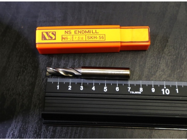 日進工具 NS NS-2 7.5M 未使用 エンドミル の画像 1枚目