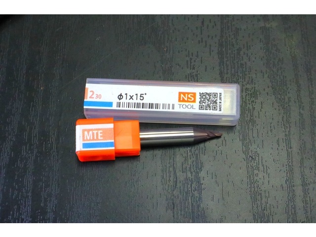 日進工具 NS Φ1×15°未使用 エンドミル の画像 1枚目
