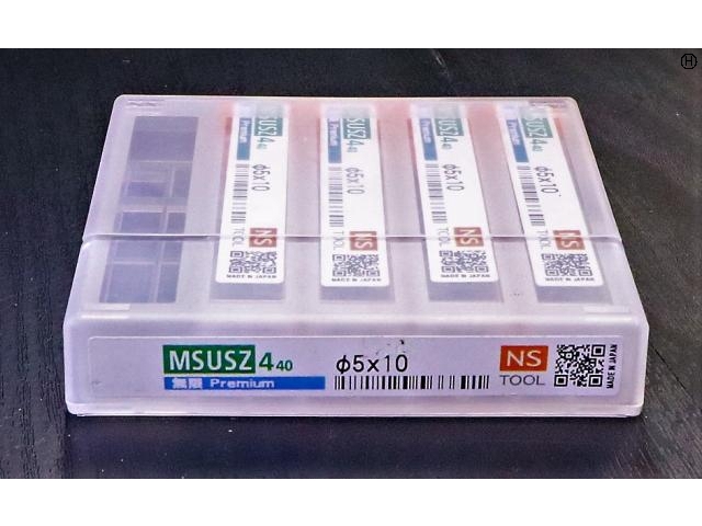 日進工具 NS Φ5×10 4個 未使用 エンドミル の画像 2枚目