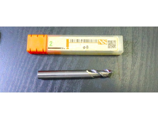 日進工具 NS Φ8 未使用 エンドミル の画像 1枚目