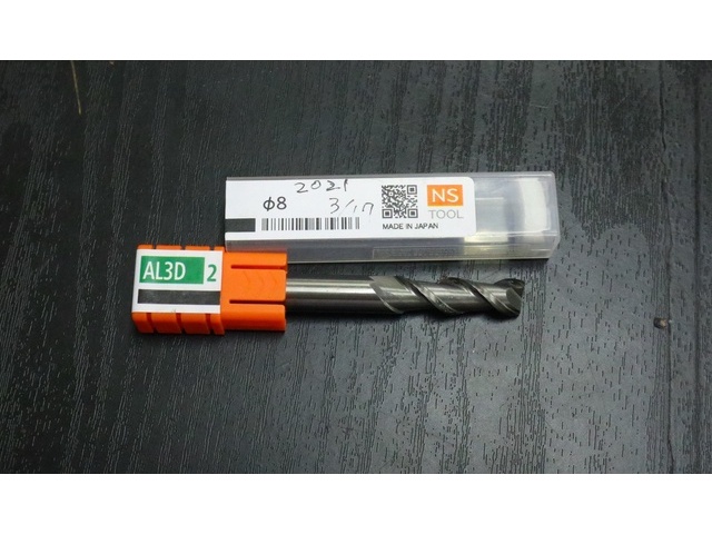 日進工具 NS Φ8 未使用 エンドミル の画像 1枚目