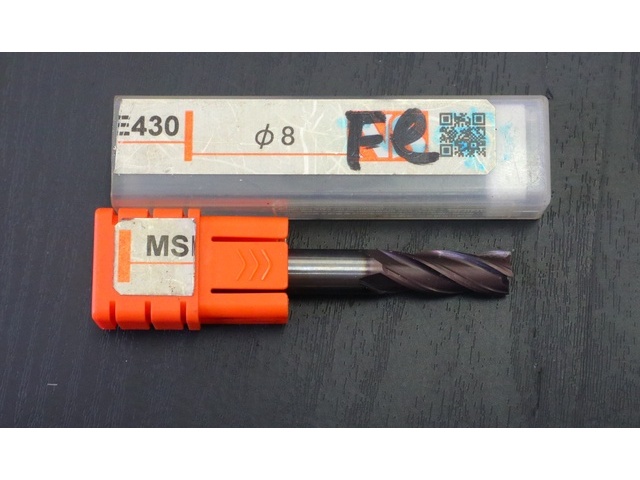 日進工具 NS Φ8 未使用 エンドミル の画像 1枚目