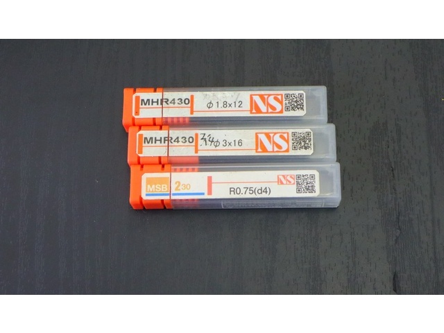 日進工具 NS 一山 3個 未使用 エンドミル の画像 1枚目