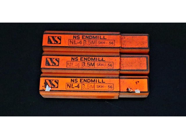 日進工具 NS 一山 3個 未使用 エンドミル の画像 1枚目