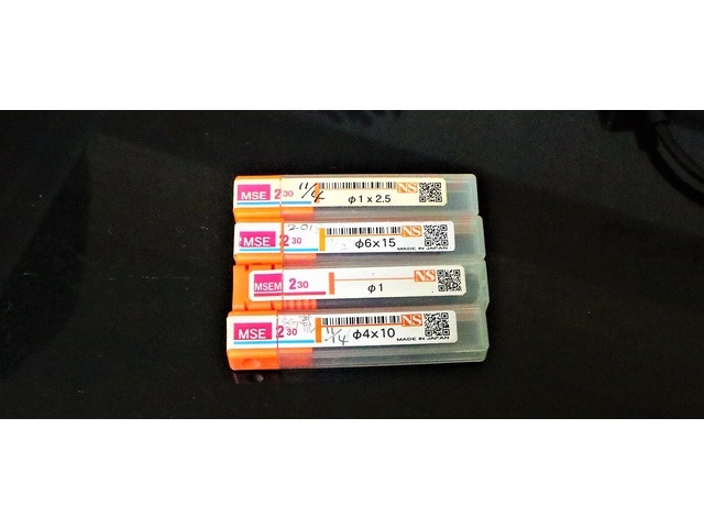 日進工具 NS 一山 4個 未使用 エンドミル の画像 1枚目