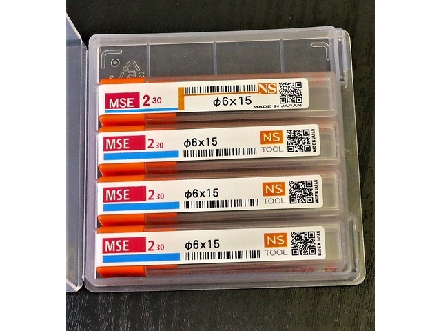 日進工具 NS 一山 4個 未使用 エンドミル の画像 1枚目