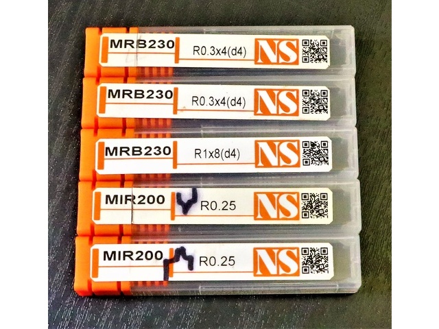 日進工具 NS 一山 5個 未使用 エンドミル の画像 1枚目