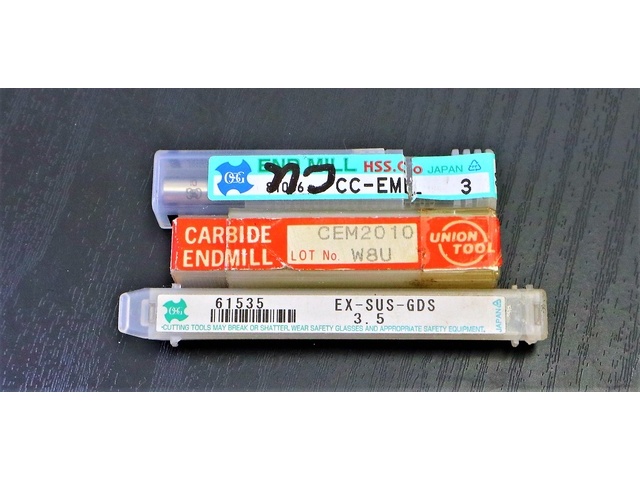  一山 3個 未使用 エンドミル の画像 1枚目