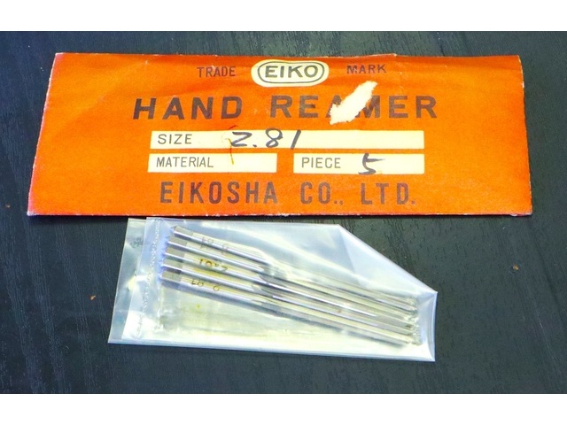 EIKOSHA 2.81 5個 未使用 Reamer / Brooch Image 1