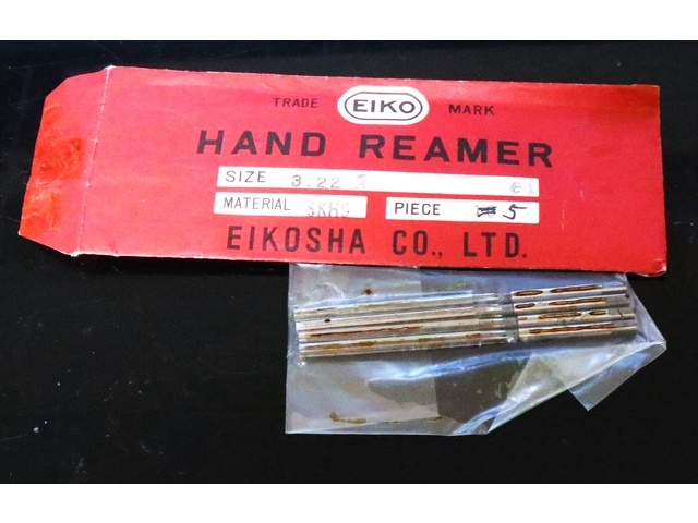 EIKOSHA 3.22 4個 未使用 Reamer / Brooch Image 1
