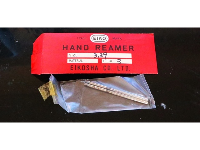 EIKOSHA 3.39 2個 未使用 Reamer / Brooch Image 1