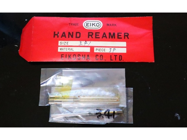 EIKOSHA 3.41 4個 未使用 Reamer / Brooch Image 1