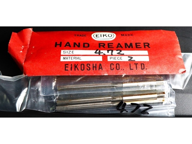 EIKOSHA 4.72 3個 未使用 Reamer / Brooch Image 1