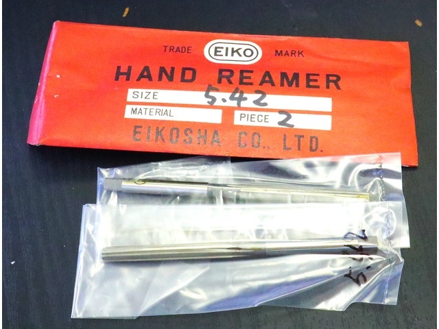 EIKOSHA 5.42 2個 未使用 Reamer / Brooch Image 1