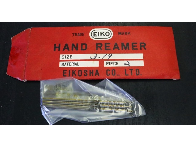 EIKOSHA 3.19 3個 未使用 Reamer / Brooch Image 1