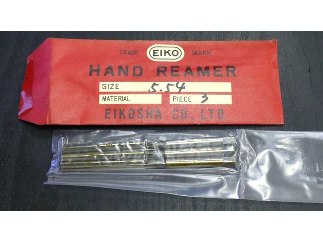 EIKOSHA 5.54 3個 未使用 Reamer / Brooch Image 1