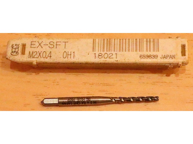 OSG 18021 EX-SFT-STD-M2X0.4 Tap / Dice / Threading Tool Image 1