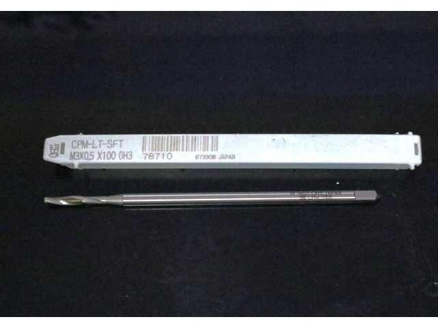 OSG CPM-LT-SFT M3×0.5×100 未使用 タップ・ダイス・ねじ切り工具 の画像 1枚目