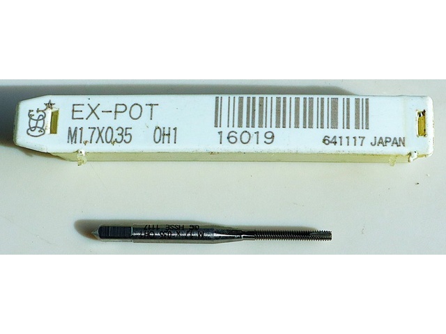OSG EX-POT-STD-M1.7X0.35 Tap / Dice / Threading Tool Image 1