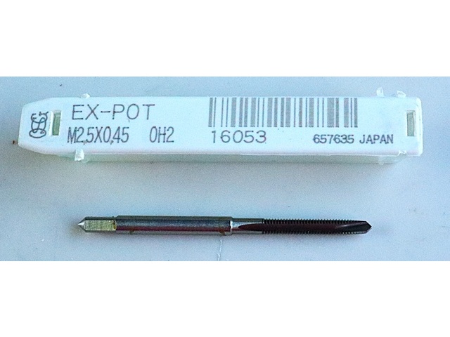 OSG EX-POT-STD-M2.5X0.45 Tap / Dice / Threading Tool Image 1