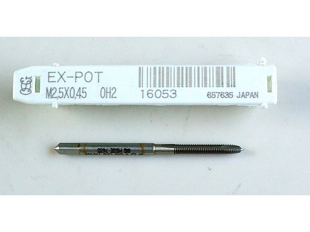 OSG EX-POT-STD-M2.5X0.45 Tap / Dice / Threading Tool Image 1