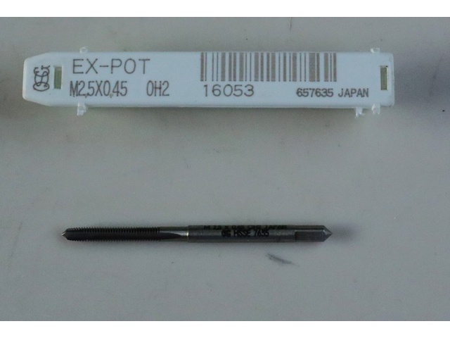 OSG EX-POT-STD-M2.5X0.45 タップ・ダイス・ねじ切り工具 の画像 1枚目