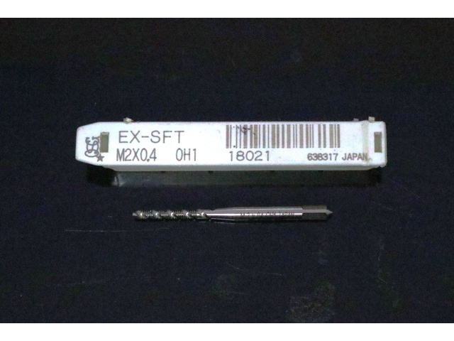 OSG EX-SFT M2×0.4 未使用 タップ・ダイス・ねじ切り工具 の画像 1枚目