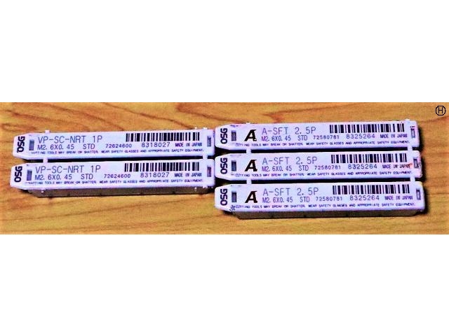 OSG 一山 5個 未使用 タップ・ダイス・ねじ切り工具 の画像 2枚目