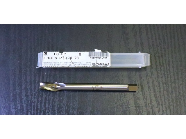 彌満和製作所 YAMAWA LS-SP L-100 S-PT 1/8-28 未使用 Tap / Dice / Threading Tool Image 1