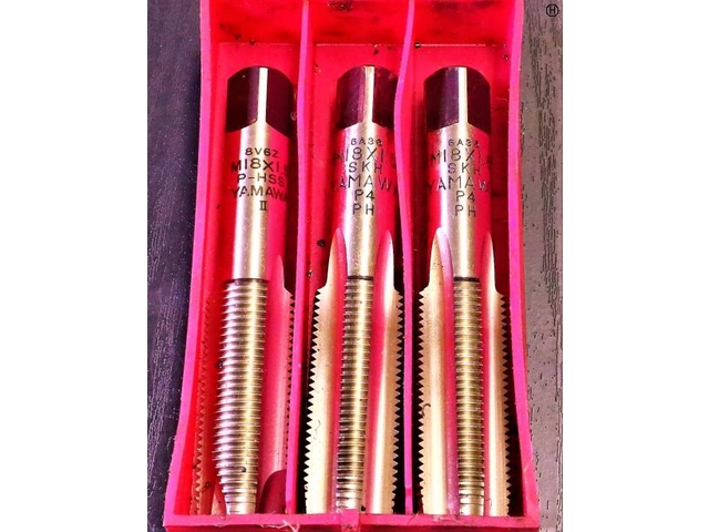 彌満和製作所 YAMAWA M18×1.5 3個 未使用 Tap / Dice / Threading Tool Image 2