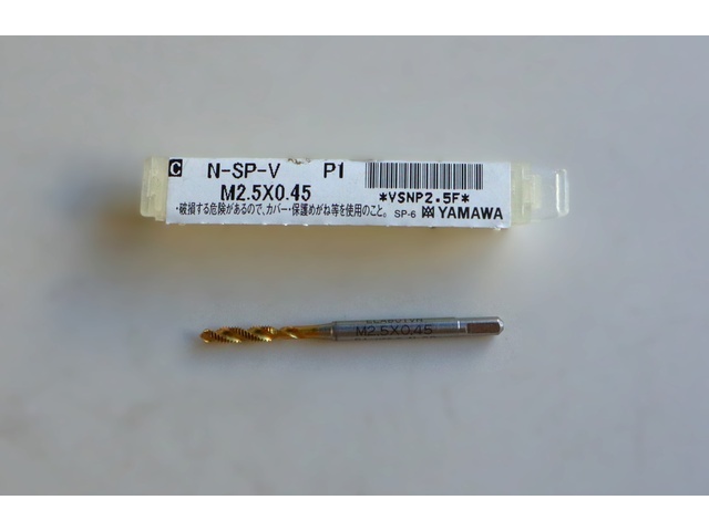 彌満和製作所 YAMAWA M2.5×0.45 Tap / Dice / Threading Tool Image 1