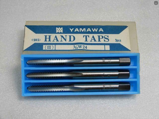 ヤマワ 3/16W24 3本 Tap / Dice / Threading Tool Image 2