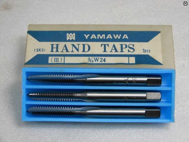 ヤマワ 3/16W24 3本 Tap / Dice / Threading Tool Image 2