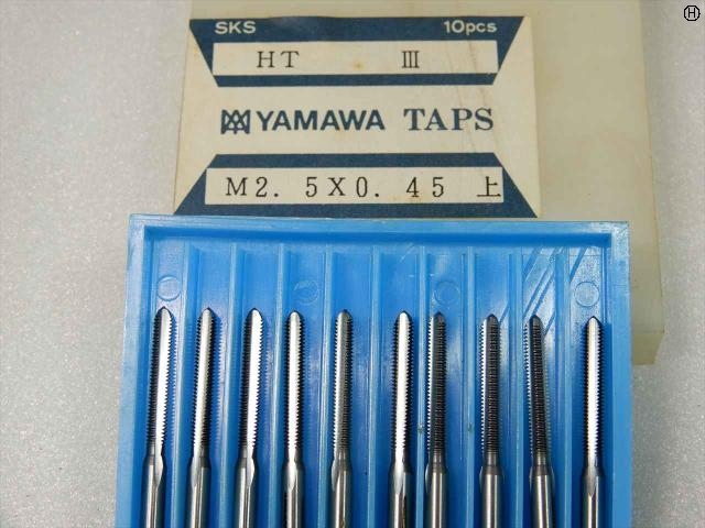 ヤマワ HT M0.25×0.45 上 10本 Tap / Dice / Threading Tool Image 2