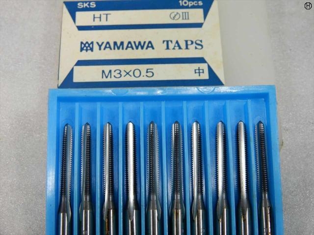 ヤマワ HT M3×0.5 10本 タップ・ダイス・ねじ切り工具 の画像 2枚目