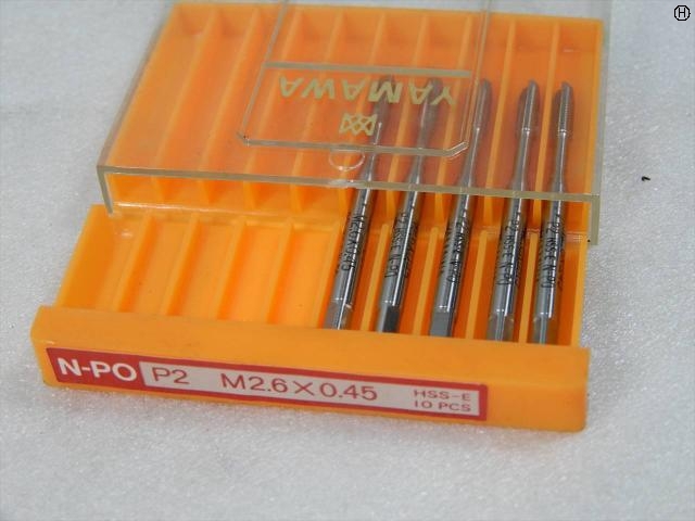 ヤマワ N-PO P2 M2.6×0.45 5本 Tap / Dice / Threading Tool Image 2