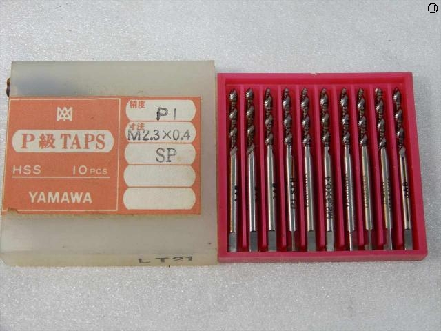 ヤマワ P1 SP M2.3×0.4 10本 Tap / Dice / Threading Tool Image 2