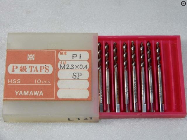 ヤマワ P1 SP M2.3×0.4 8本 Tap / Dice / Threading Tool Image 2