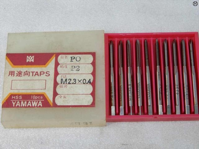 ヤマワ PO P2 M2.3×0.4 10本 Tap / Dice / Threading Tool Image 2